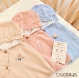  MONONA - Áo Choàng Linen Thêu Kèm Mũ Chắn Giọt Bắn/ Chắn Bụi MNN137 