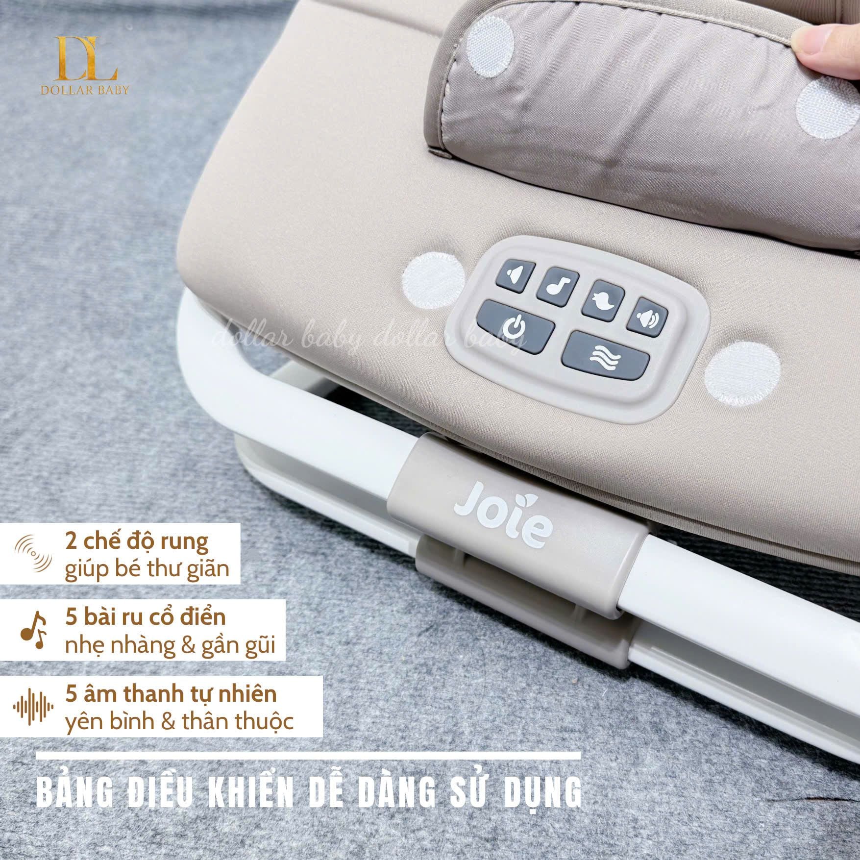  Ghế rung trẻ em Joie Dreamer 