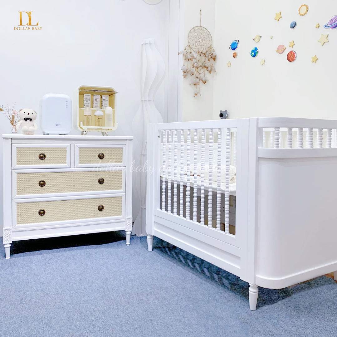  Tủ Gỗ Đựng Quần Áo Cho Bé Delta Madeline 