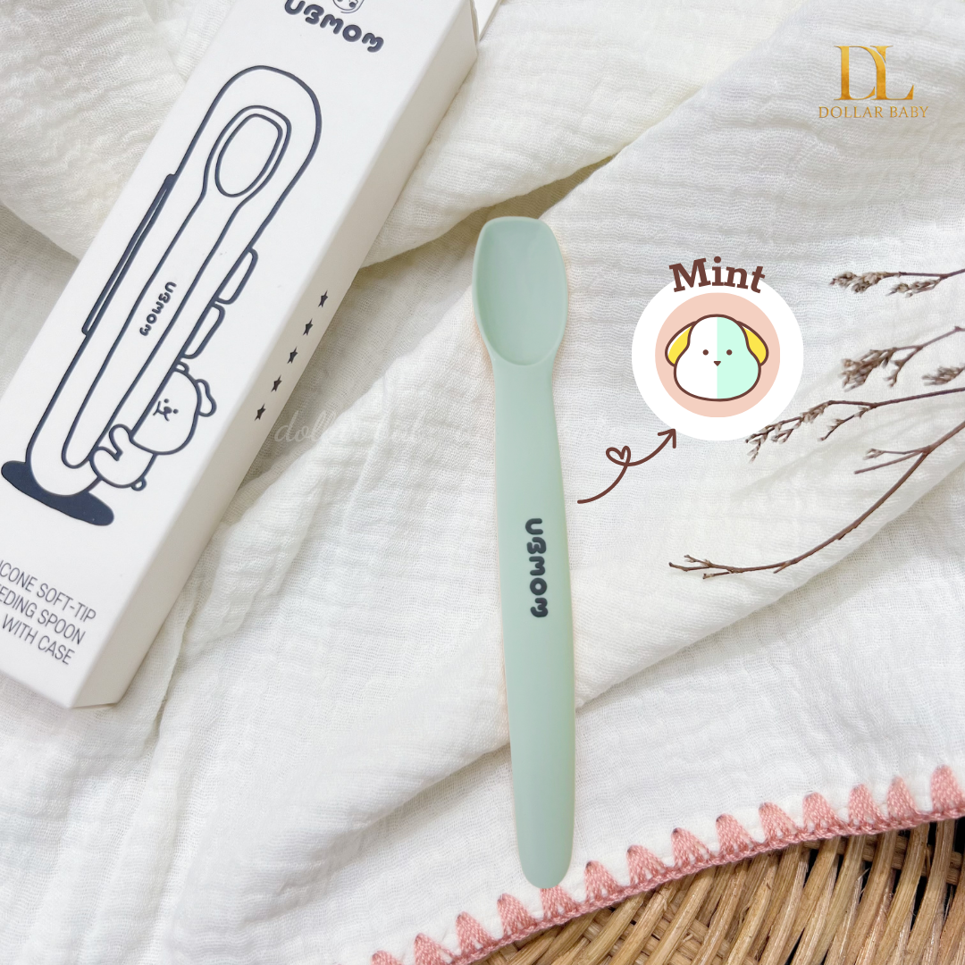  Thìa silicon Ubmom ( có hộp ) 