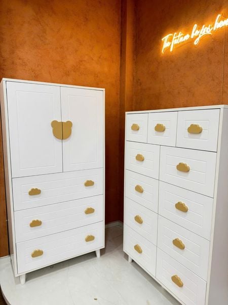  Bộ Tủ Gỗ Gấu Đám Mây 