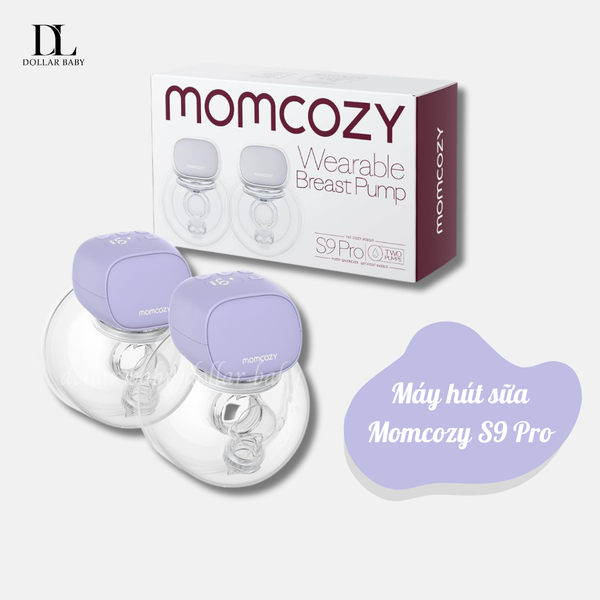  MOMCOZY - Máy hút sữa đôi không dây S9 Pro (Tặng túi trữ sữa) 