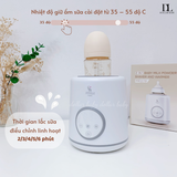  MOAZ BÉBÉ - Máy Lắc Bình Sữa Và Giữ Ấm Sữa Thông Minh - MB079 