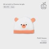  LA POMME - Mũ sơ sinh tai gấu 