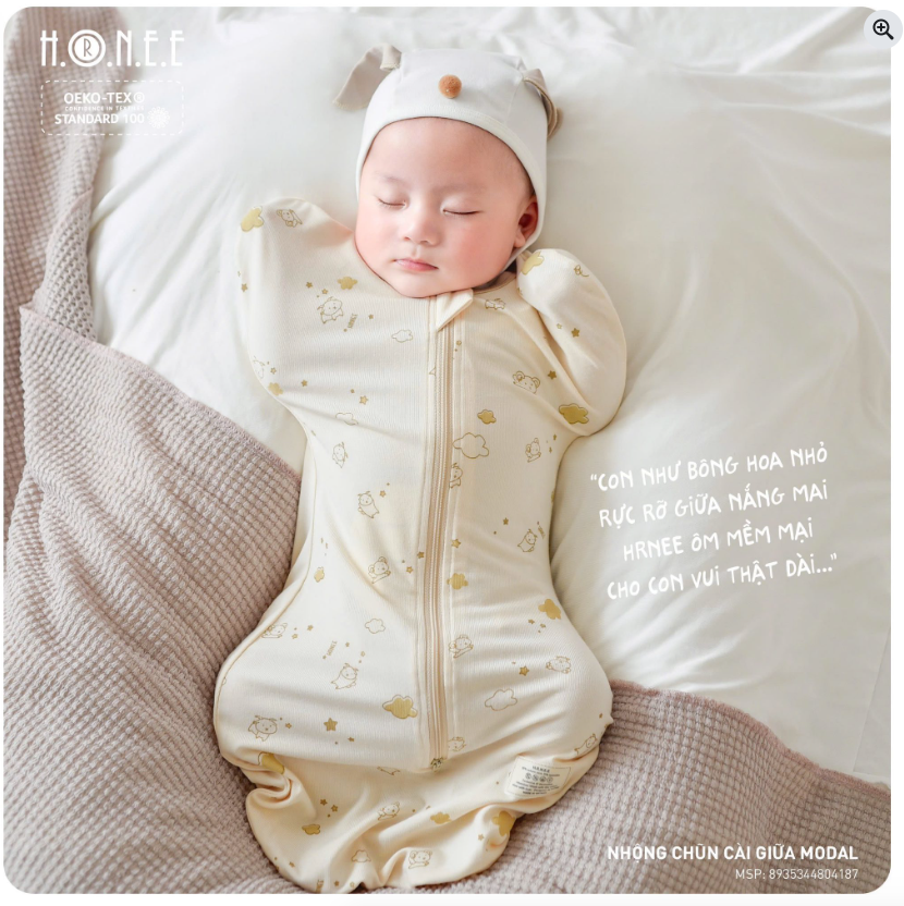  Nhộng Chũn Cài Giữa Modal HRNEE 