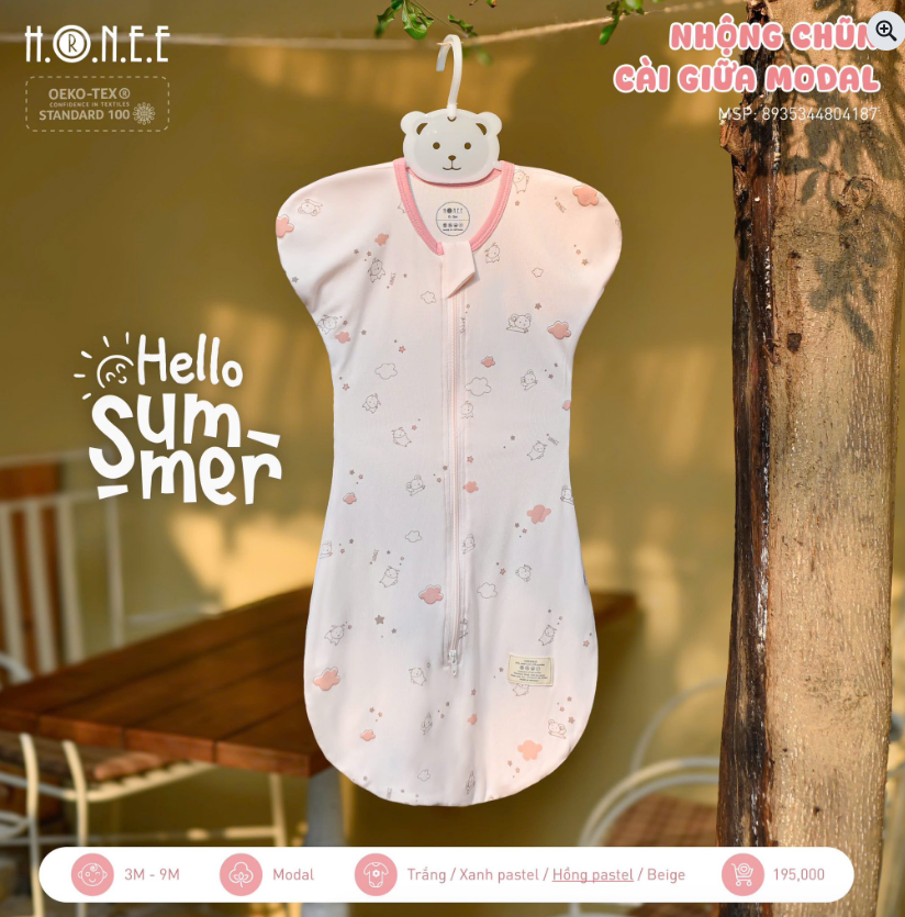  Nhộng Chũn Cài Giữa Modal HRNEE 