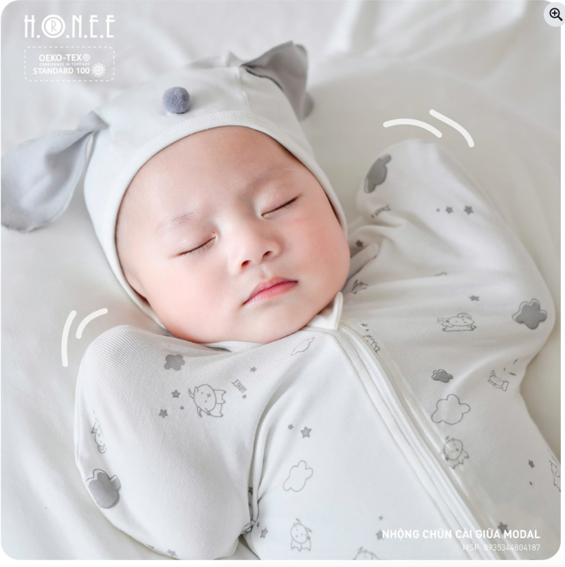  Nhộng Chũn Cài Giữa Modal HRNEE 