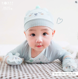  HRNEE - Set pk mũ bao tay chân Teddy 