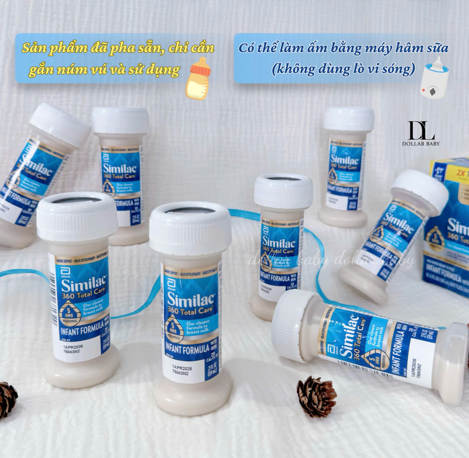  Sữa Similac nước cho bé từ 0-12 tháng Similac 360 Total Care 5 HMO Prebiotics 