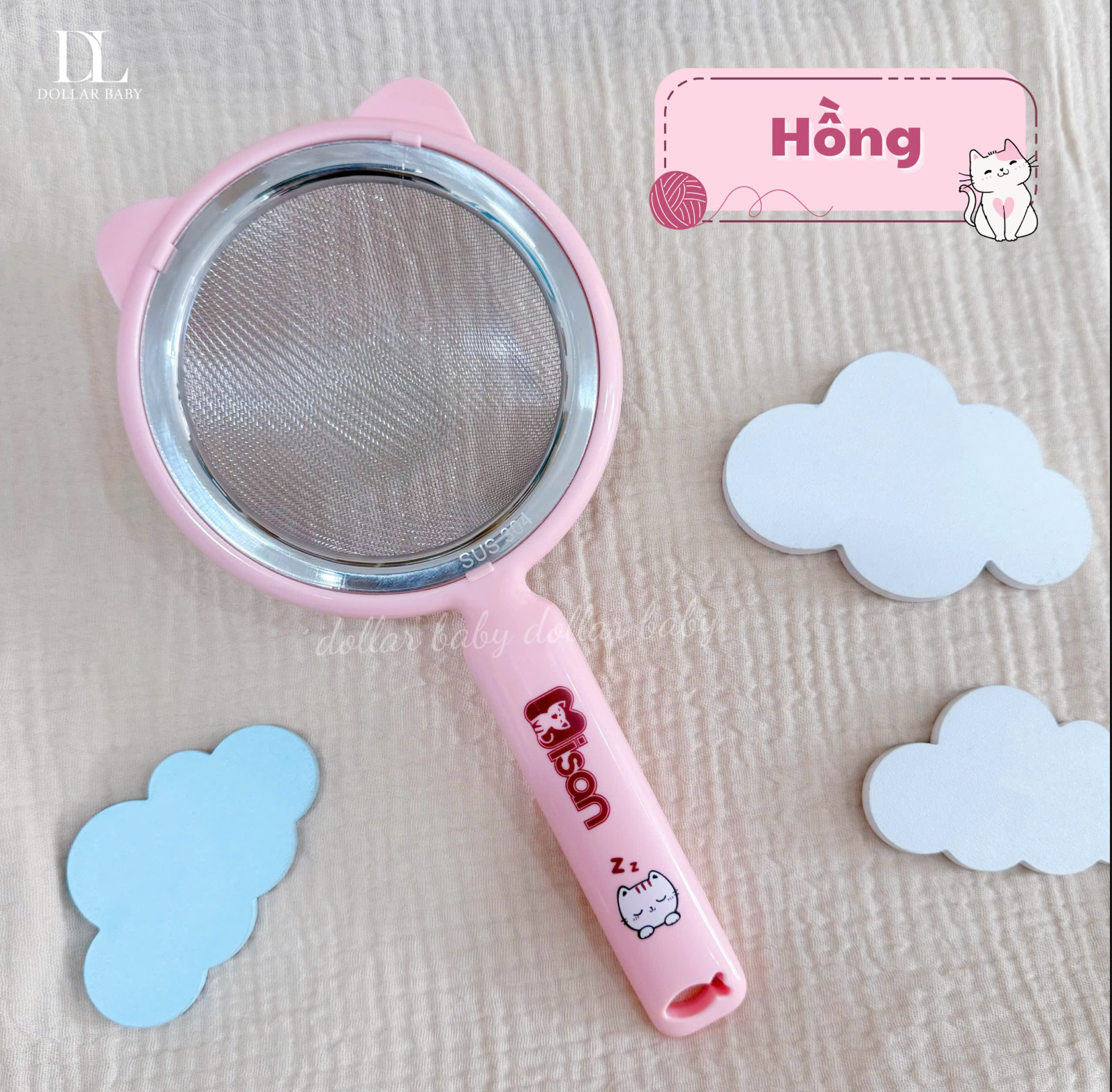  Rây lọc cháo Kitty the chef - 11 cm inox 304 