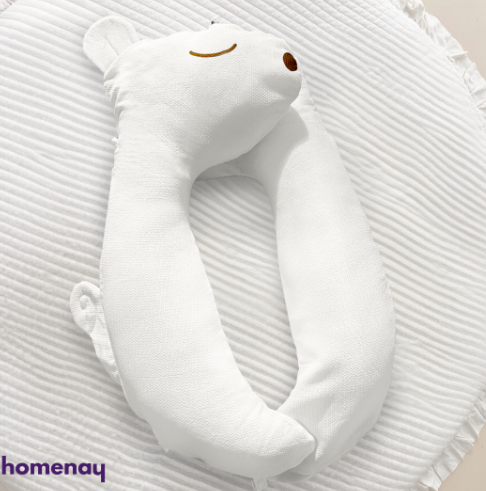  Gối Ôm Chắn Bé Đa năng Hình Sóc Dotori Chống giật mình giúp bé ngủ ngon 