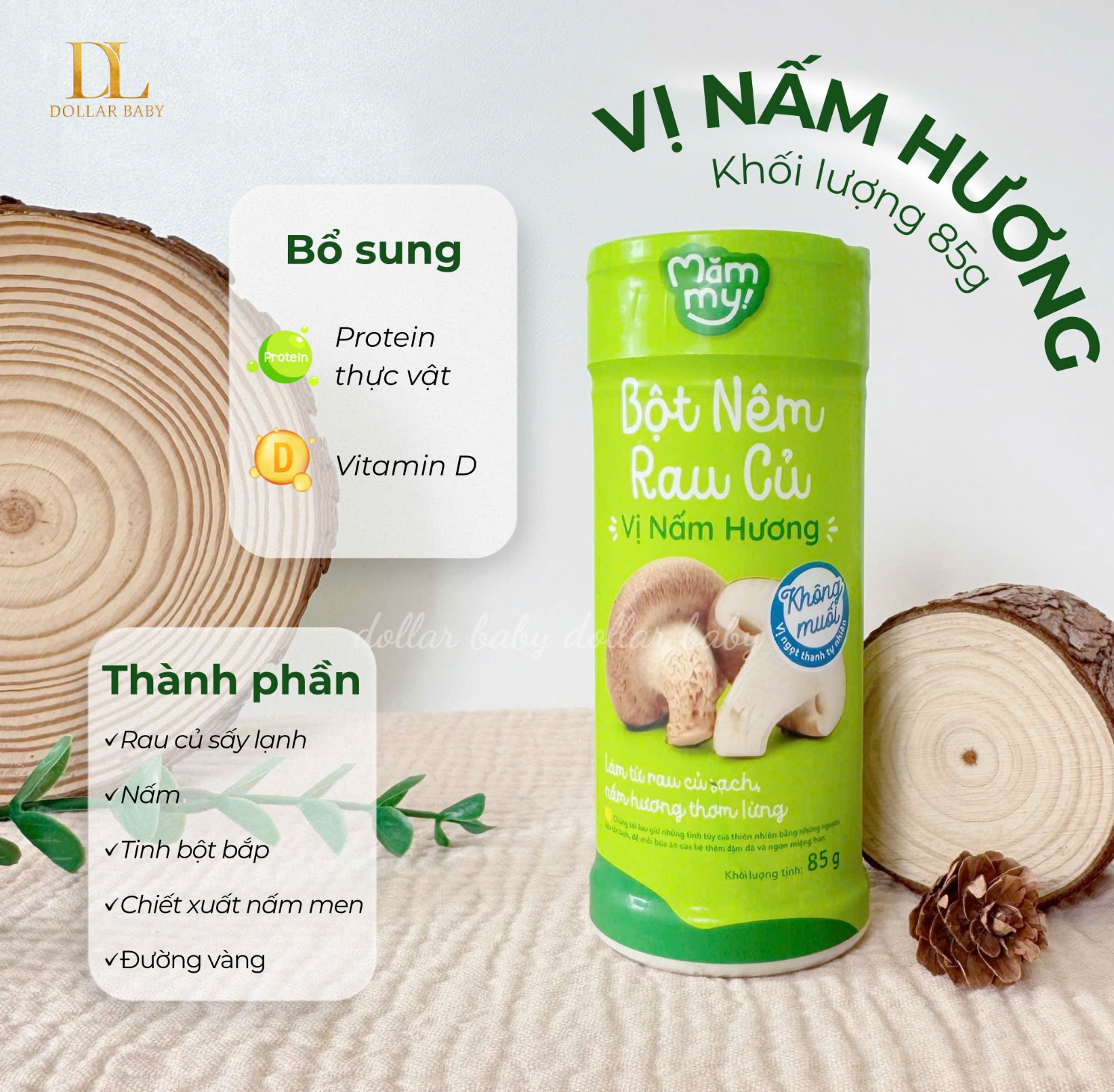  Bột nêm rau củ ăn dặm không muối Mămmy 