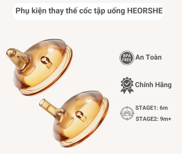 Phụ kiện thay thế cốc tập uống HEORSHE 