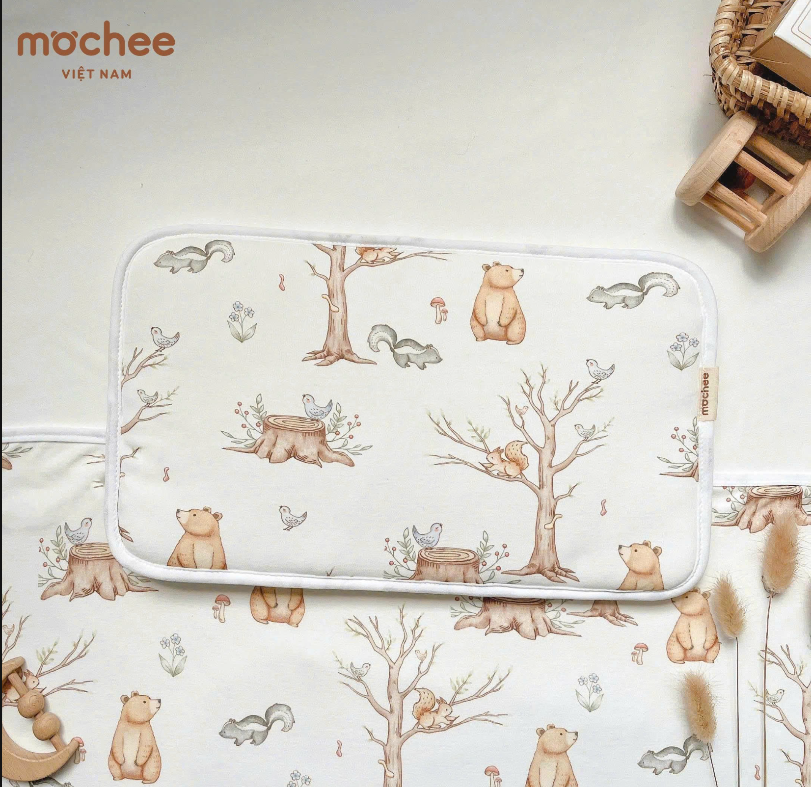  Gối đầu airmesh velva cotton Mochee 