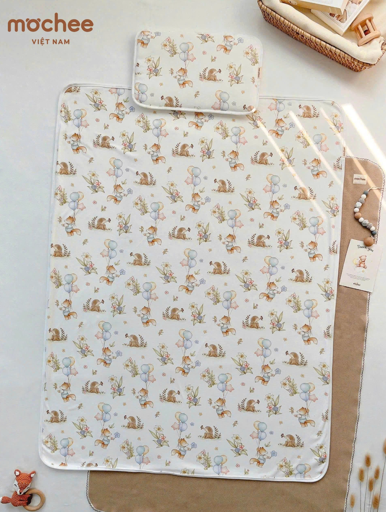  MOCHEE - Chăn cotton velva 