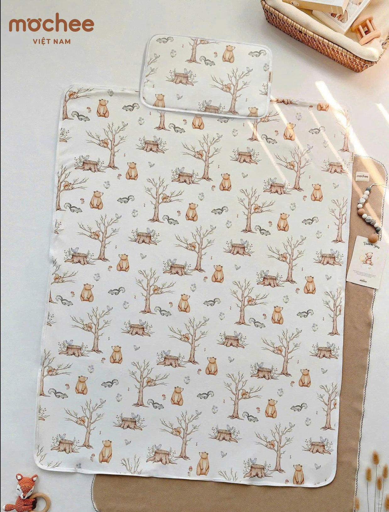  MOCHEE - Chăn cotton velva 