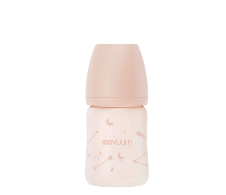  Bình sữa Thủy tinh tráng silicone Moyuum phiên bản Twinkle 