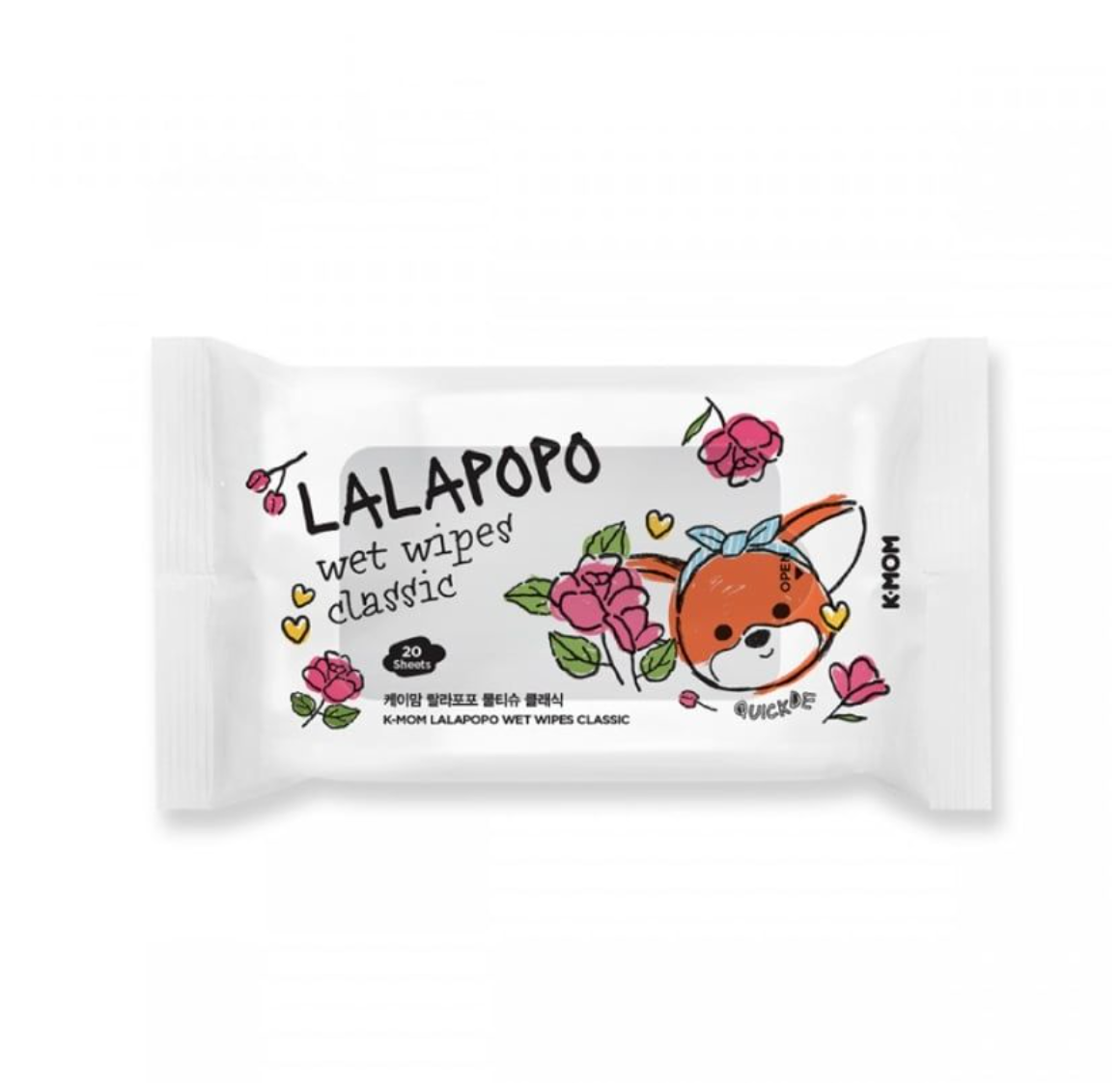  Khăn ướt thuần chay cao cấp K-Mom Lalapopo 