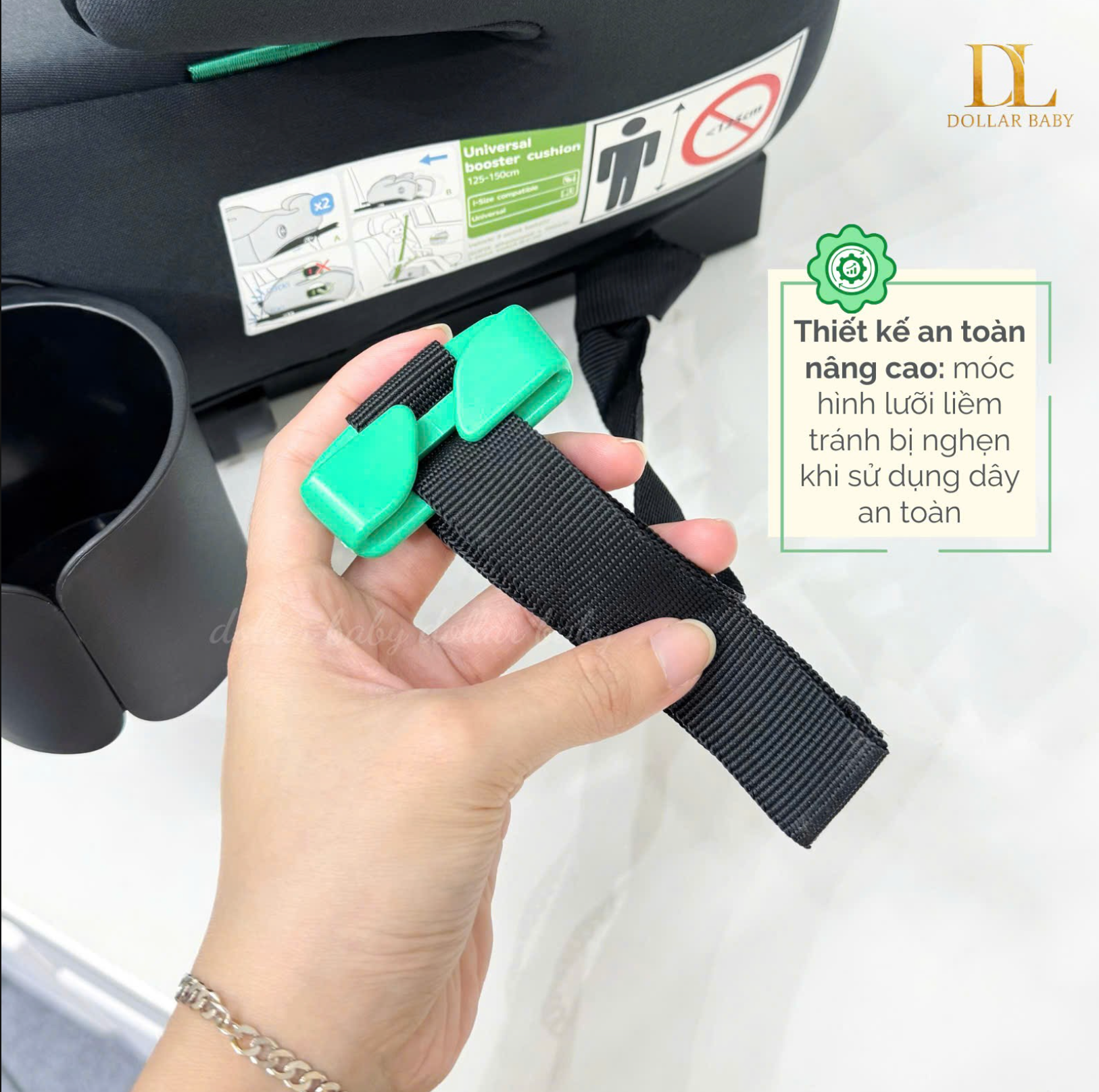  KIKKABOO - Ghế ô tô i-Size i-Tip 2 (125-150cm) 