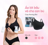  Shapee - Áo Lót Hút Sữa Rảnh Tay & Cho Con Bú 2 Trong 1 - Cozy Nursing Bra 