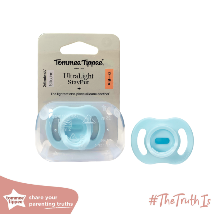  TOMMEE TIPPEE - Ty Ngậm Silicon Siêu Nhẹ Cho Bé Ultra Light 0-6 Tháng 
