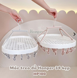  HONPER - Móc Treo Đồ 34 Kẹp HP100 