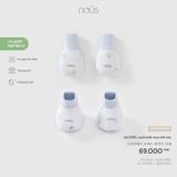  NOUS - Set BTBC xanh biển hoạ tiết táo 