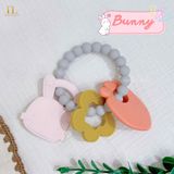  LouLou Lollipop - Vòng 3 Gặm Nướu Silicone Cho Bé 