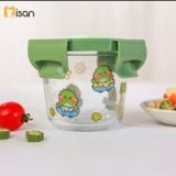  Hũ thuỷ tinh tròn nắp nhựa có khoá Misan - 180ml 