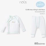  NOUS - Bộ CLNB màu trắng in chữ Nous 