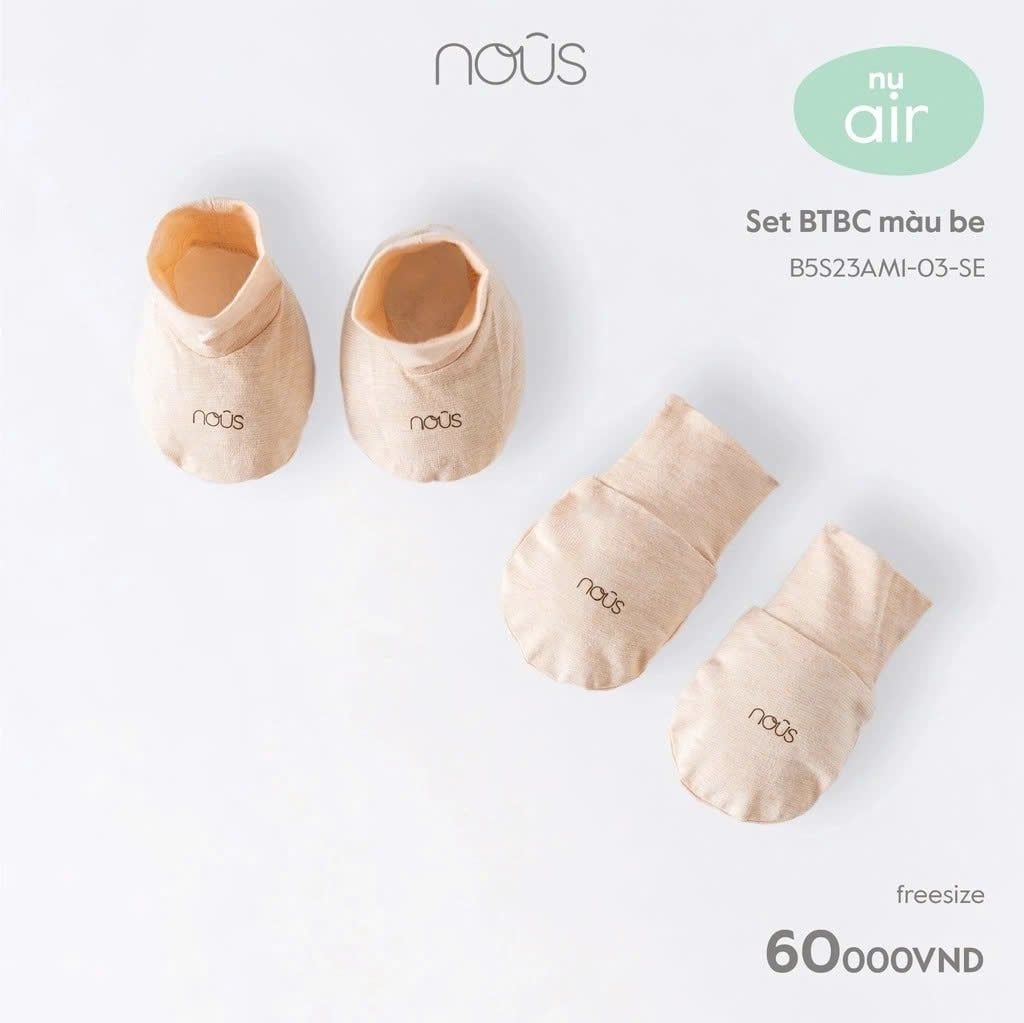  NOUS - Set BTBC màu be 