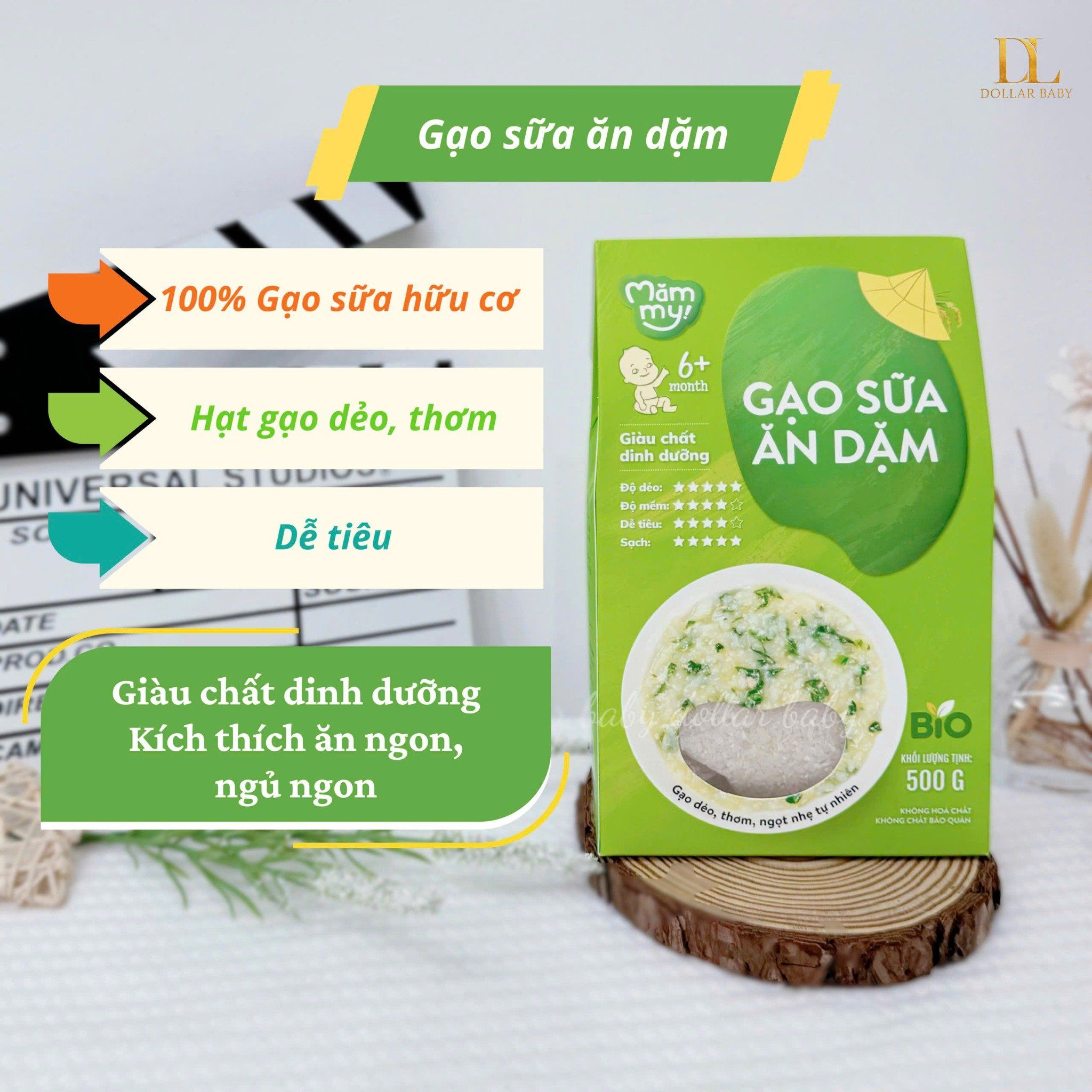  Gạo sữa Mămmy 6m+ 