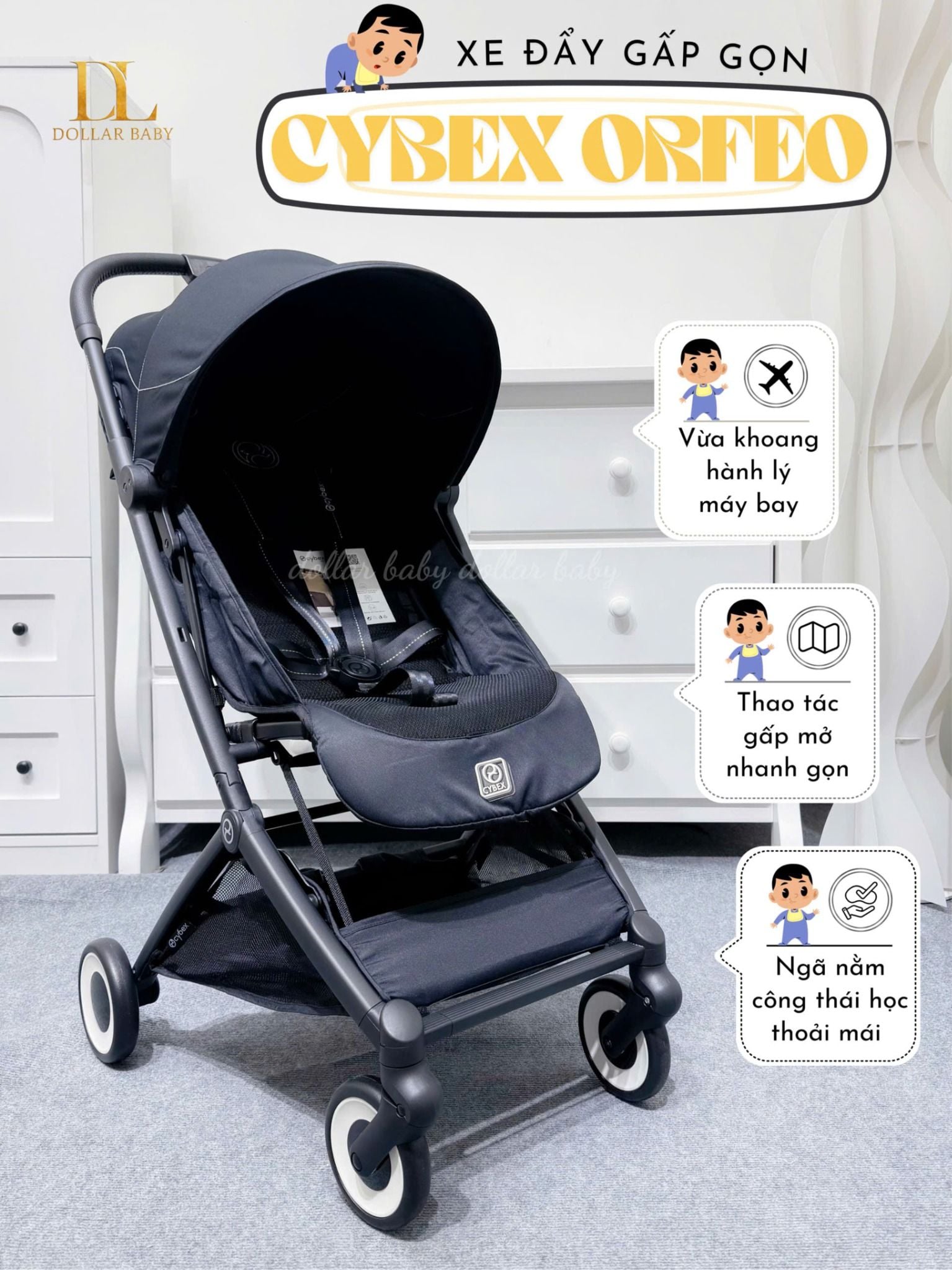  Xe Đẩy Cybex Orfeo 