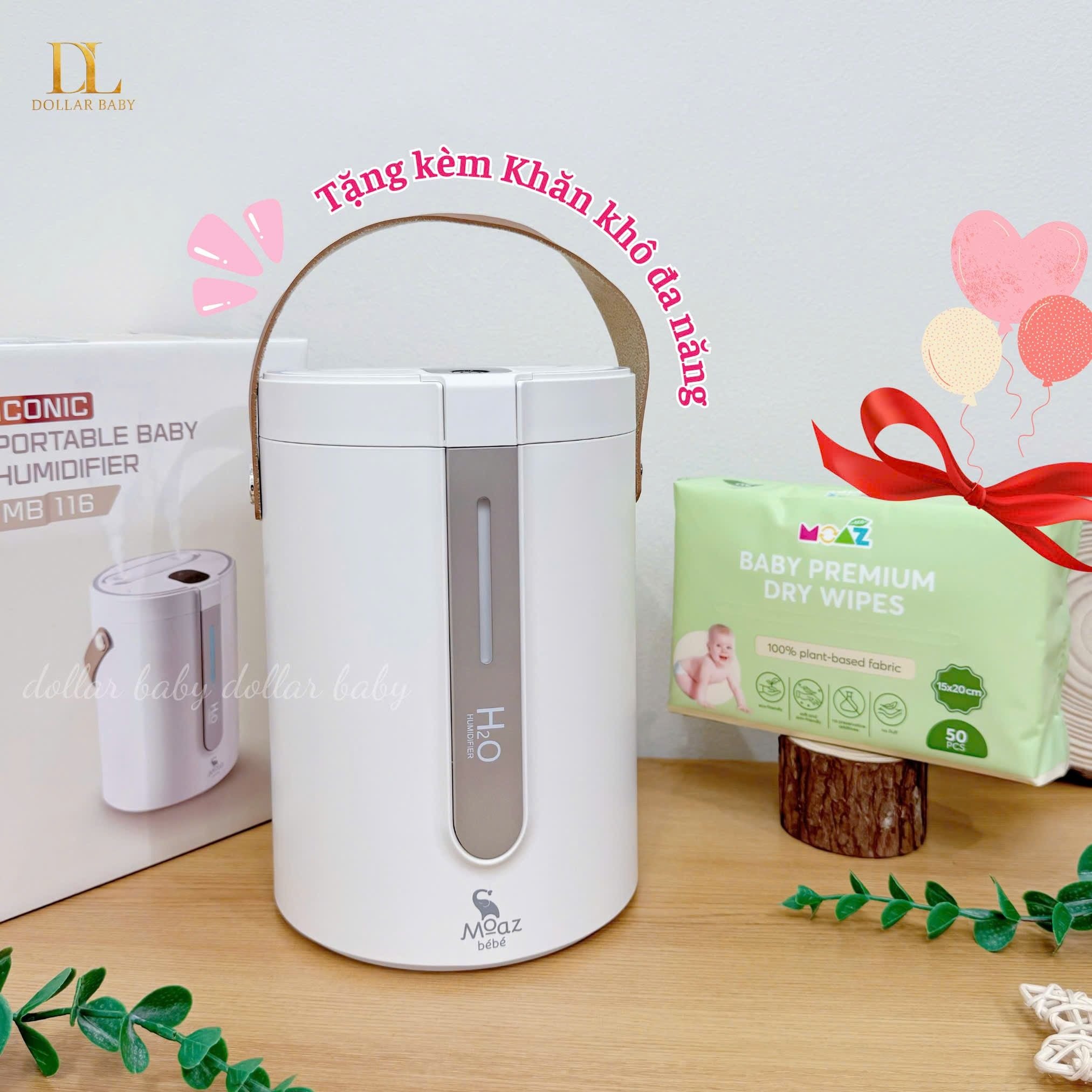  MOAZ BÉBÉ - Máy phun sương tạo ẩm xách tay cho bé - MB116 