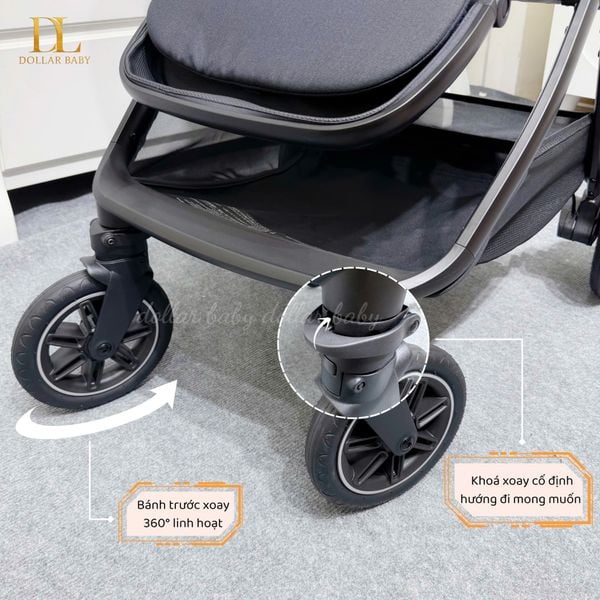  Xe Đẩy Gấp Gọn 2 Chiều NUNA Triv Next 