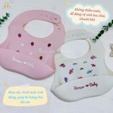  HONPER - Yếm Nhựa Silicon Hoạ Tiết 