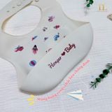  HONPER - Yếm Nhựa Silicon Hoạ Tiết 