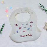  HONPER - Yếm Nhựa Silicon Hoạ Tiết 