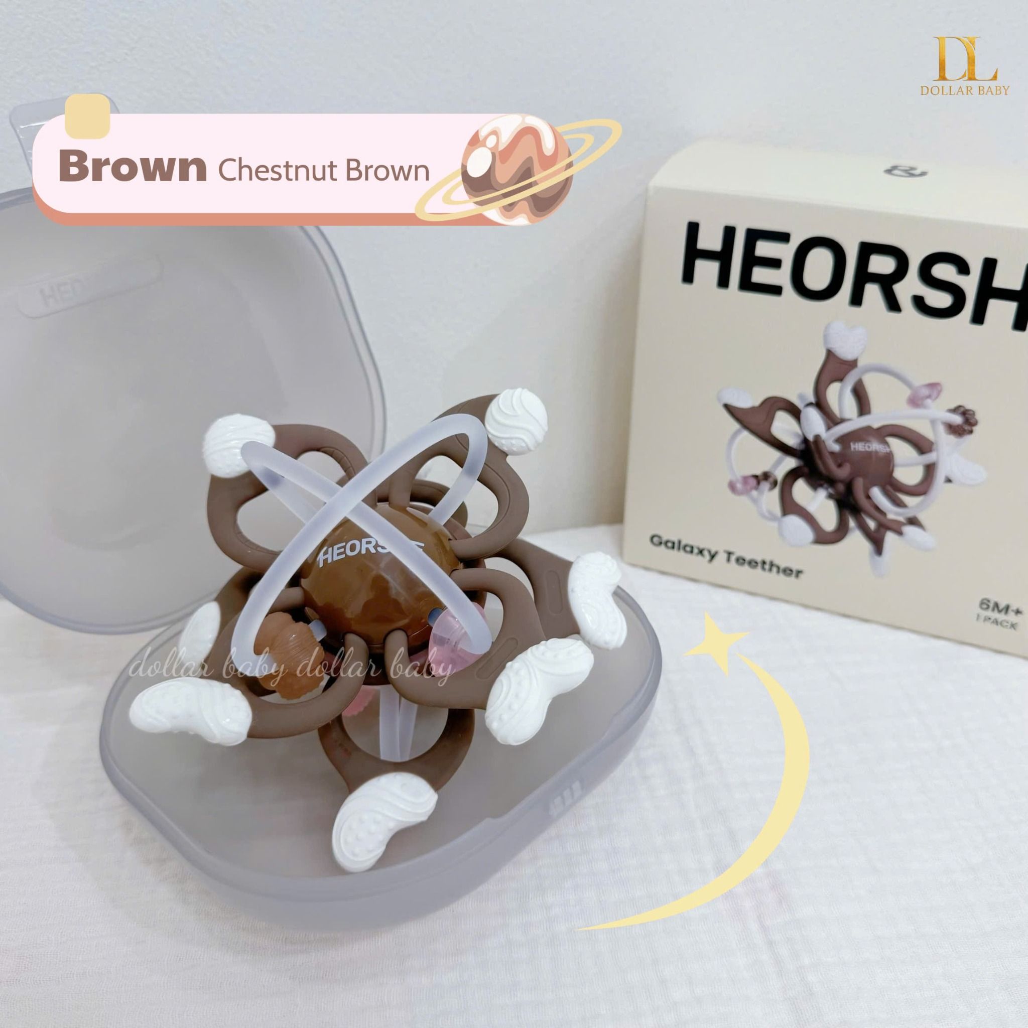  HEORSHE - Đồ Chơi Gặm Nướu Galaxy - 6M+ 