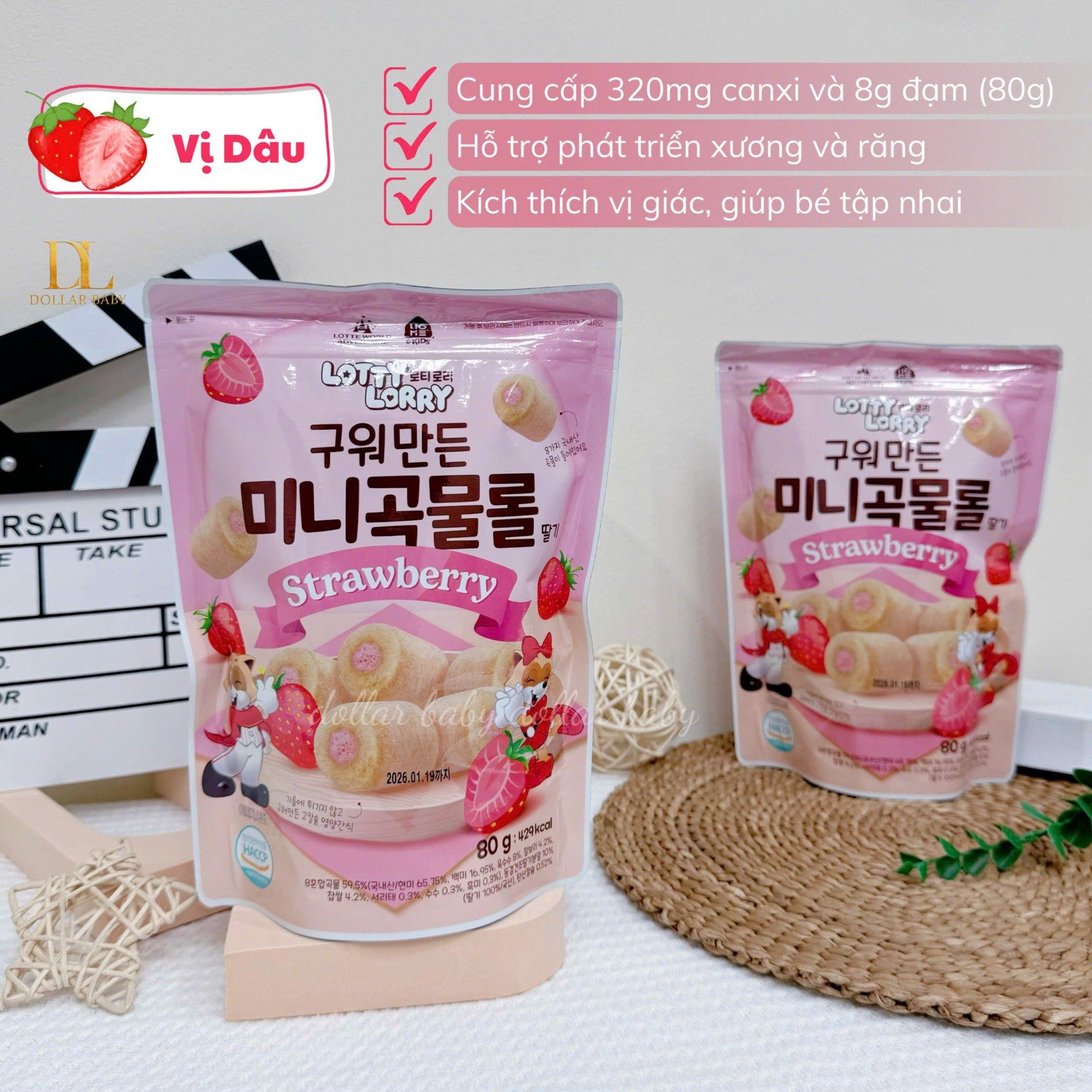  LOTTY LORRY - Bánh cuộn mini ( 12 tháng ) 