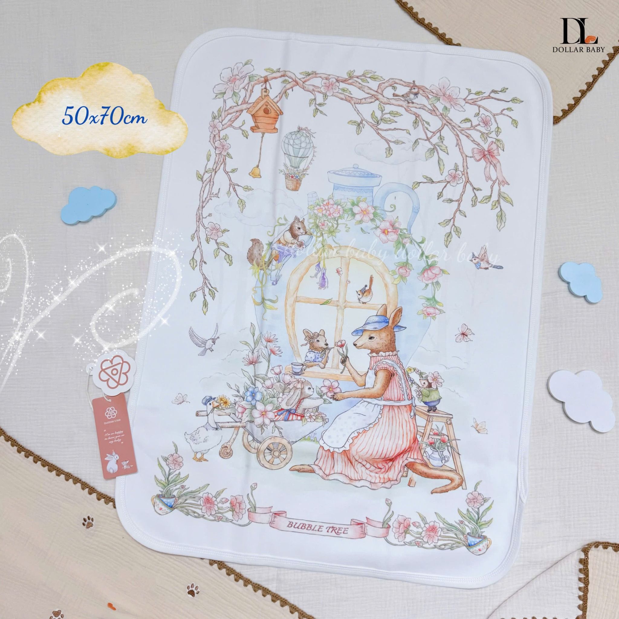  Tấm Lót Chống Nước Bubble Tree - 50x70cm 