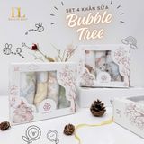 Set 4 Khăn Cotton Bubble Tree 30x30cm 