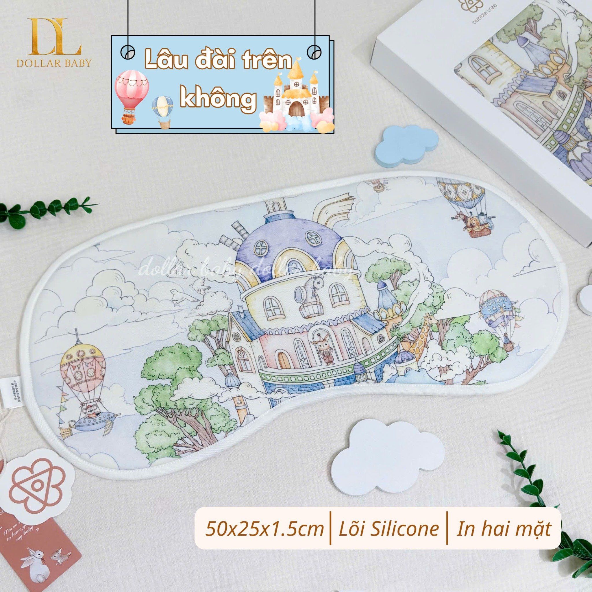  Gối Sợi Tre Bubble Tree - 25x50 