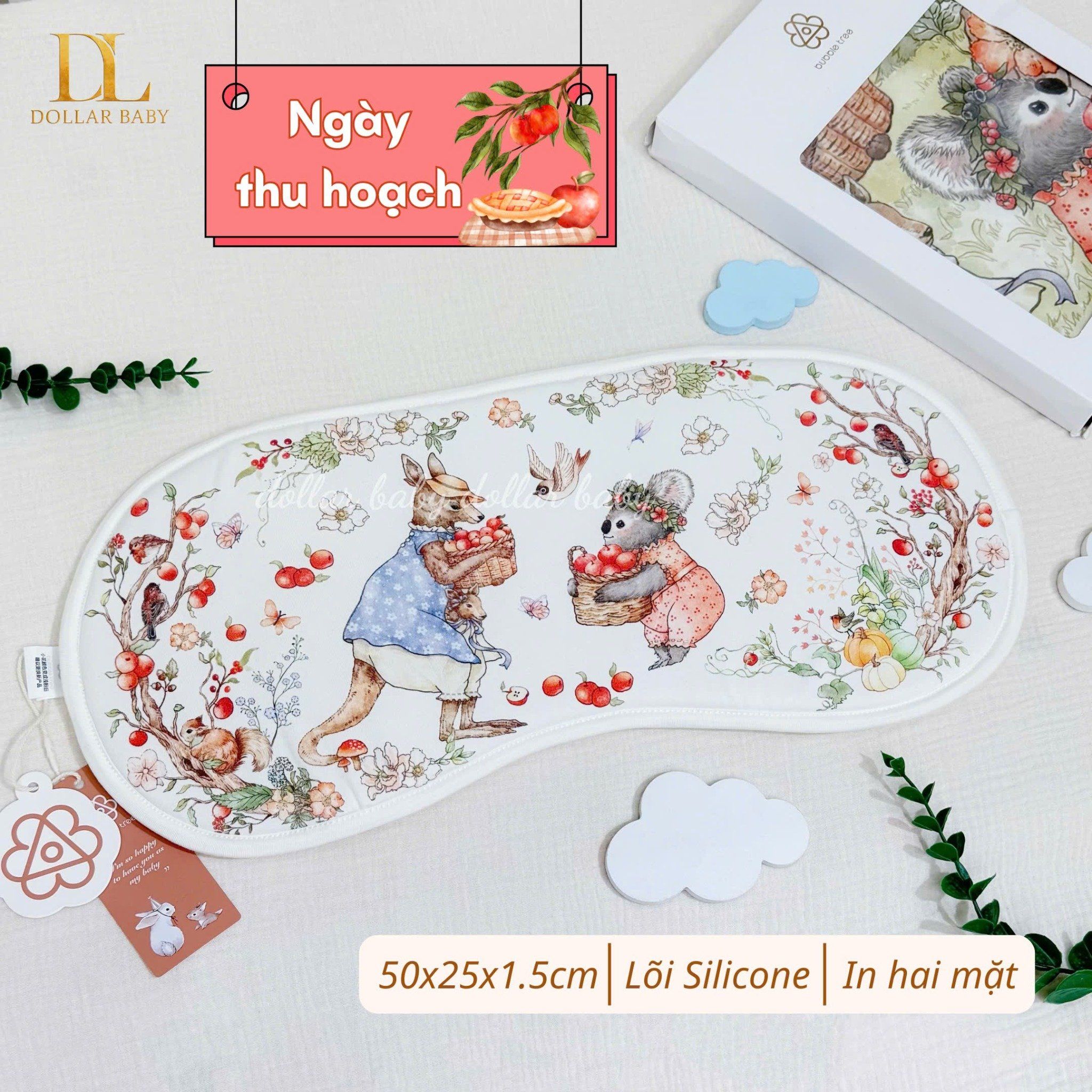  Gối Sợi Tre Bubble Tree - 25x50 