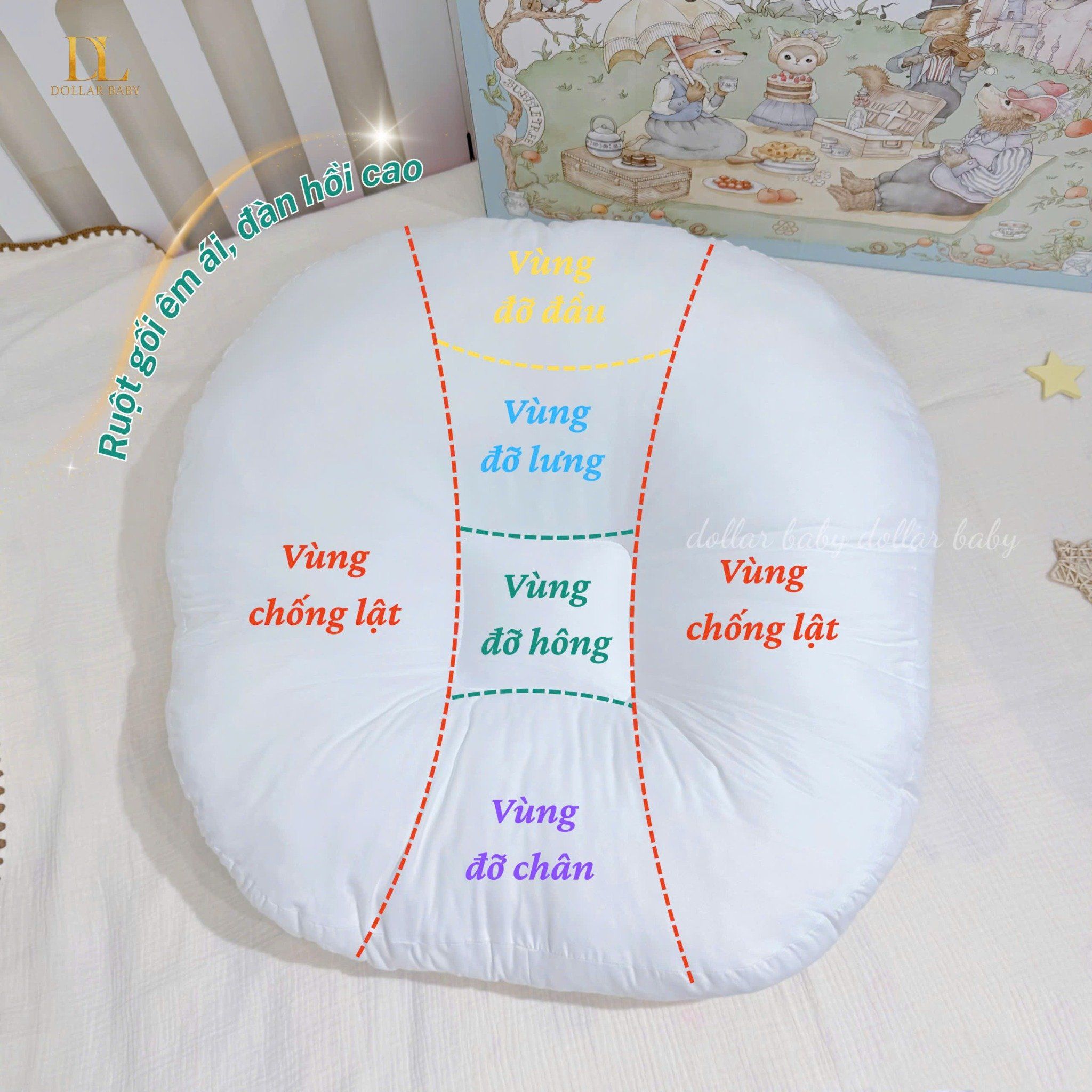  Gối Chống Trào Bubble Tree ( 56 x 60 ) 