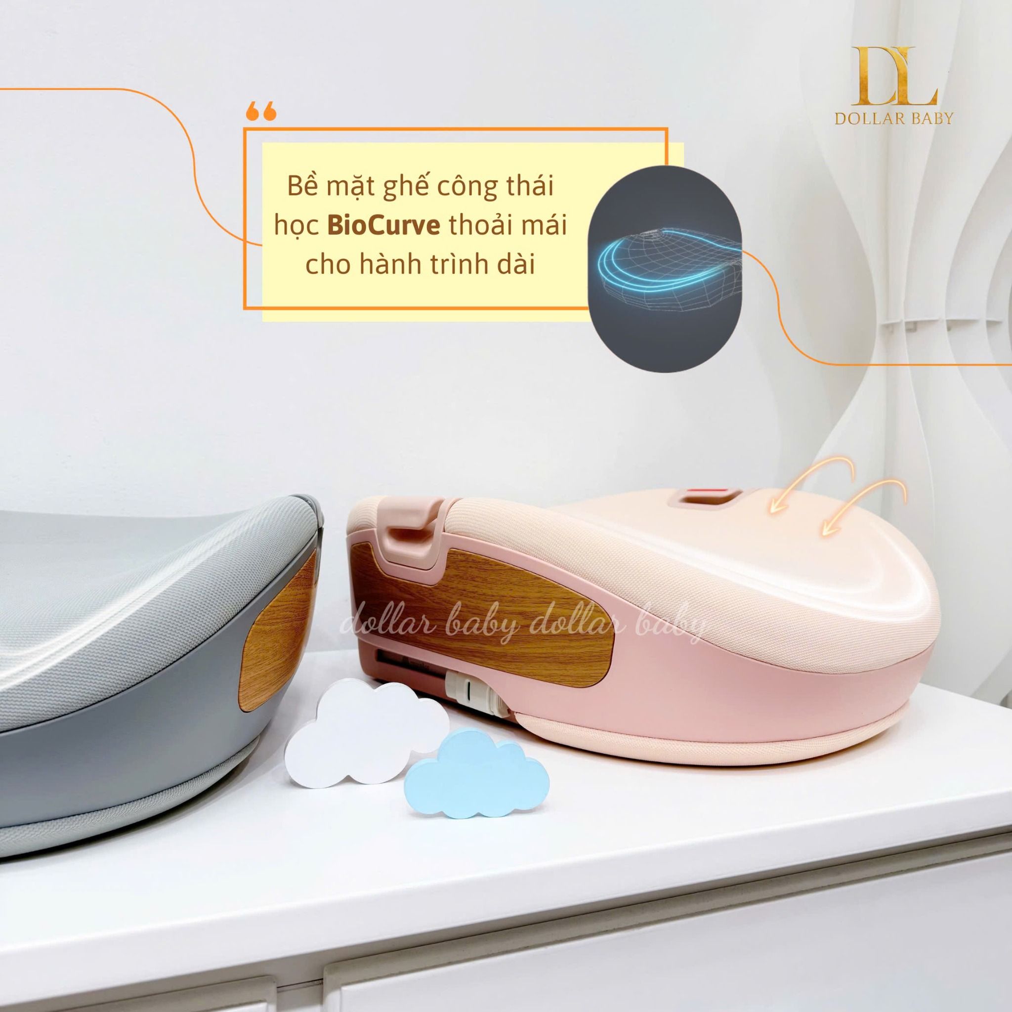  Ghế Ngồi Ô Tô Maple&co Booster 