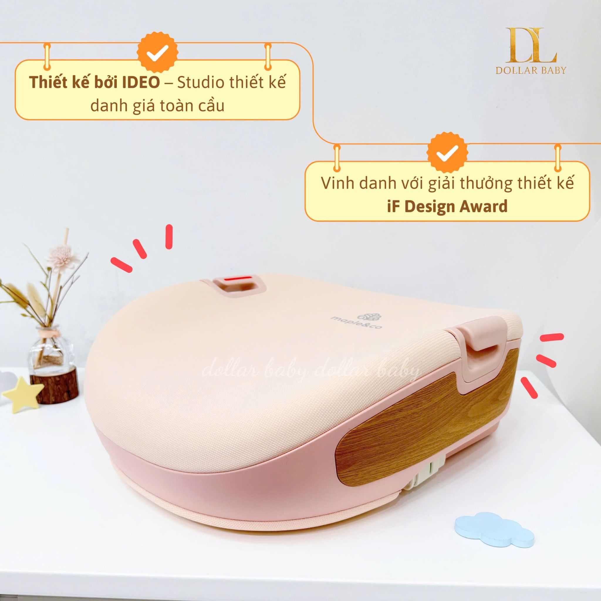  Ghế Ngồi Ô Tô Maple&co Booster 