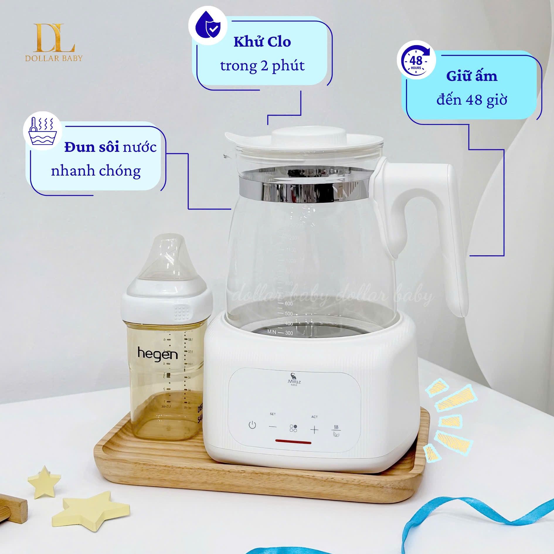  MOAZ BÉBÉ - Bình đun nước pha sữa - MB115 