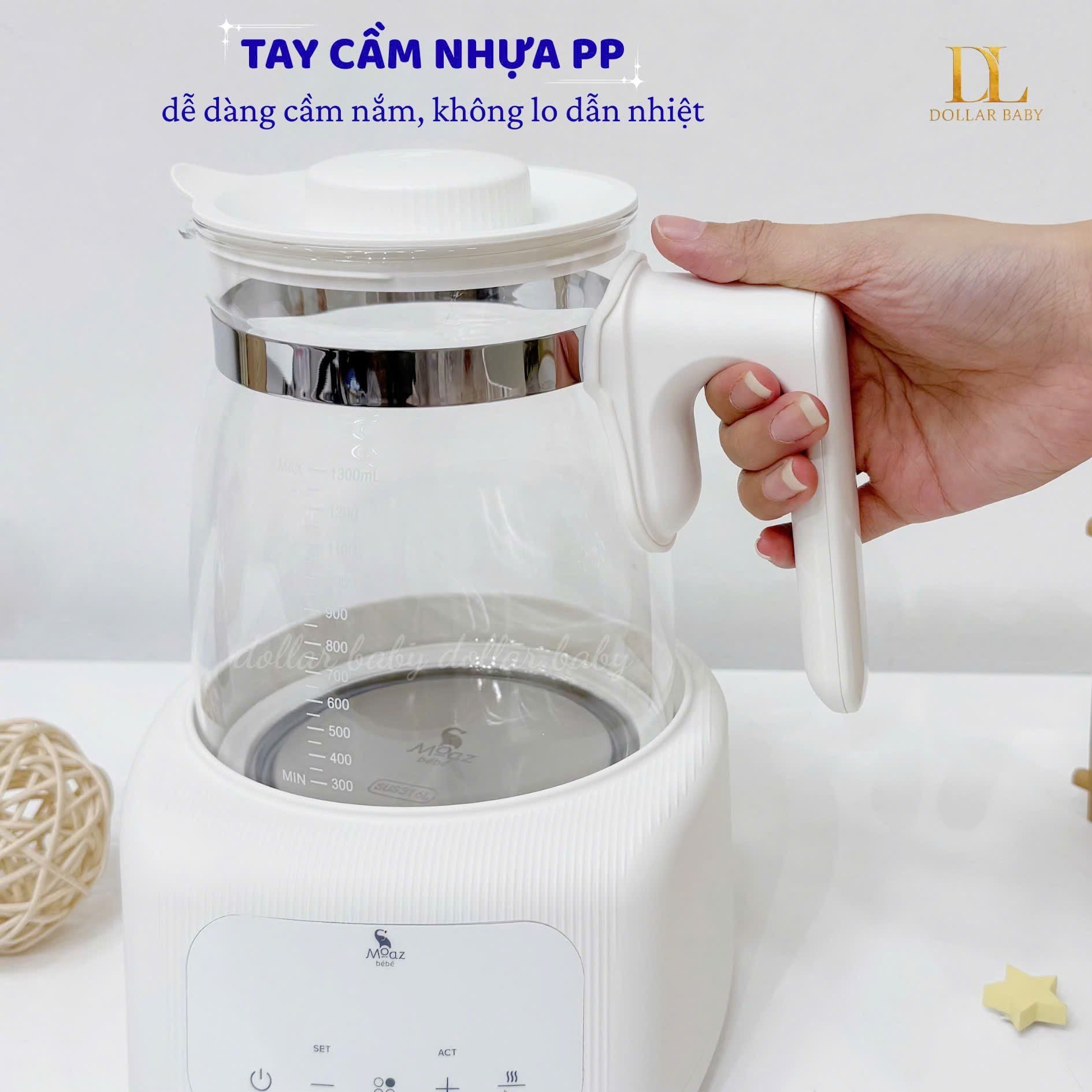  MOAZ BÉBÉ - Bình đun nước pha sữa - MB115 