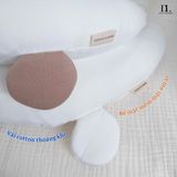  Mochee - Chặn liền gối đầu cotton 